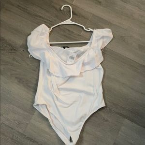 Womens White bodysuit